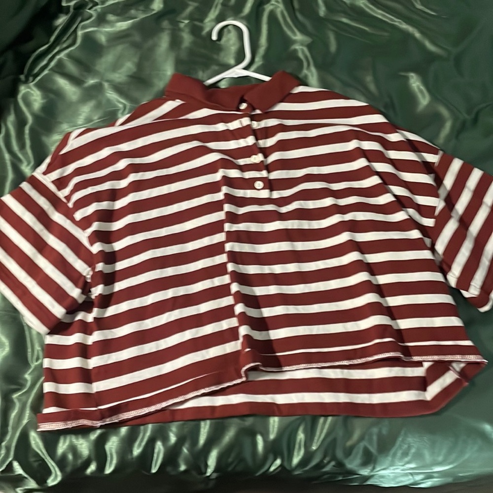 levi’s shirt red and white size xl